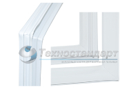 Уплотнитель двери Атлант-Минск, для холодильной камеры, 560 х 855 мм,  без упаковки, заь. YPT1003